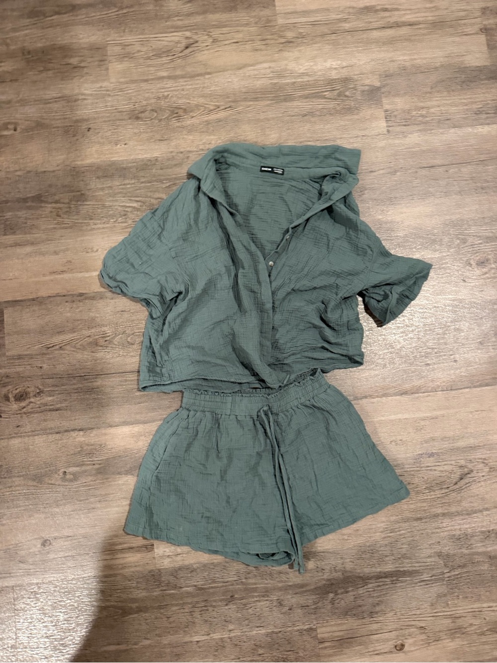 Two-Piece Lounge Set in Dusty Sage